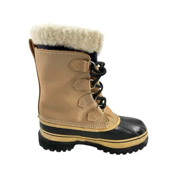 VTG Sorel Caribou Kaufman Canada Insulated Leather
Winter Boots Waterproof Sz 8 - Picture 2 of 13